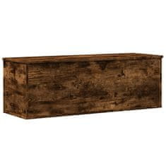 Vidaxl Úložný box kouřový dub 102 x 35 x 35 cm kompozitní dřevo