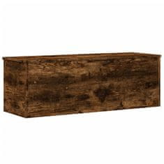 Vidaxl Úložný box kouřový dub 102 x 35 x 35 cm kompozitní dřevo