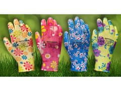 sarcia.eu DALIA Dámské barevné květinové zahradní rukavice 7