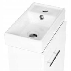Deftrans Koupelnová skříňka s umyvadlem 60x40+ koupelnová skříňka se zrcadlem 40x60
