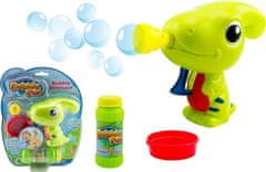 Sparkys Bublifuková pistole Bubble Fun Dinosaurus s náplní zelená