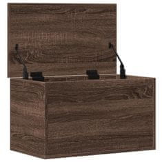 Vidaxl Úložný box hnědý dub 60 x 35 x 35 cm kompozitní dřevo