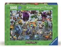 Ravensburger Puzzle 120004226 Challenge Puzzle: Minecraft 1000 dílků