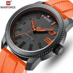 NaviForce Pánské analogové hodinky Bleodud oranžová One size
