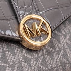 Michael Kors dámská peněženka Carmen šedá s monogramem