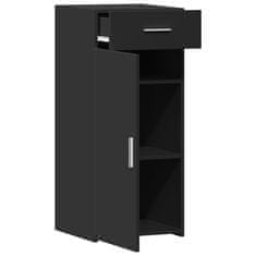 Vidaxl Skříň highboard hnědý dub 30 x 42,5 x 185 cm kompozitní dřevo