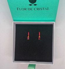 Flor de Cristal Náušnice Gianina modrá - Náušnice s krystaly