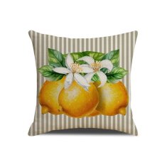 Flor de Cristal Povlak na polštář 45 x 45 cm Citronová větvička POD162