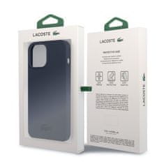 Lacoste Liquid Silicone Print Logo kryt pro iPhone 13 Pro Modrá