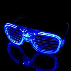 IZMAEL Svítící brýle LED - Zelená KP32774