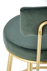 Halmar Barová židle H115 tmavě zelená