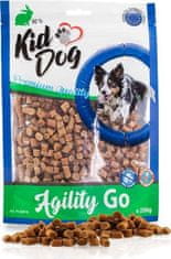 4DAVE Kiddog agility go mini kousky s králíkem 250g AKCE