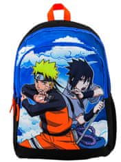 CurePink Školní batoh Naruto: Duo (objem 28 litrů|31 x 41 x 22 cm)