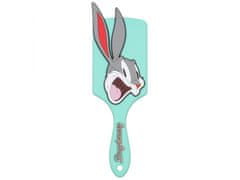 sarcia.eu Bugs Bunny Looney Tunes Mint kartáč na vlasy, velký, plochý, plastový 