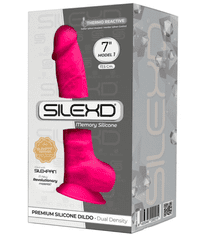 Silexpan Realistické dildo z paměťového silikonu SILEXD Model 1 (růžové)