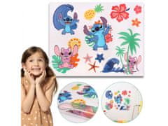 sarcia.eu DISNEY Stitch Samolepky/Nálepky na zeď s tropickým motivem 50 cm x 39 cm 