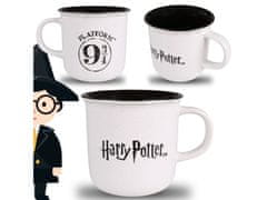 sarcia.eu Harry Potter Keramický hrnek, bílý s černým vnitřkem 410 ml 