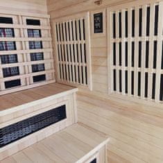 BPS-koupelny Kombinovaná sauna 2v1 HYD-4231 - Infrasauna + finská sauna 200x160, 5-6 osob