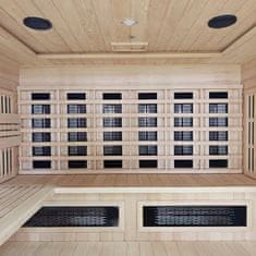 BPS-koupelny Kombinovaná sauna 2v1 HYD-4231 - Infrasauna + finská sauna 200x160, 5-6 osob