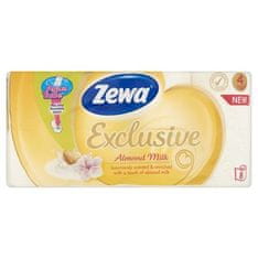 Zewa Toaletní papír "Exclusive", 4vrstvý, 8 rolí, almond milk, 29434