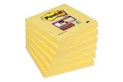 3M Samolepicí bloček "Super Sticky", žlutá, 76 x 76 mm, 6x 90 listů, 7100263706