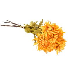 Dommio Kytice podzimních oranžových chryzantém 6 ks, 70 cm