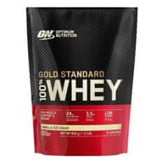 Optimum nutrition Gold Standard 100% Whey Protein, 450 g Příchuť: Vanilková zmrzlina