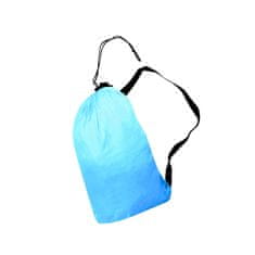 Aga Nafukovací vak LAZY BAG 230x70 cm Černý/Modrý