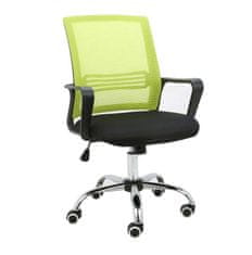 ATAN Kancelářská židle APOLO - síťovina zelená / látka černá