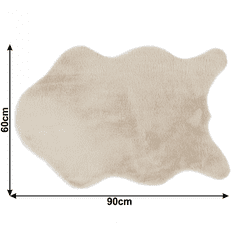 ATAN Umělá kožešina RABIT TYP 2 60x90 - béžová