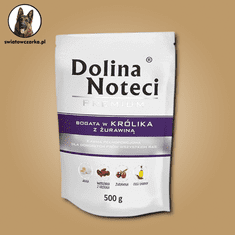 DOLINA NOTECI Dolina Noteci Premium Bohaté Na Králíka S Brusinkami Sáček 500 G