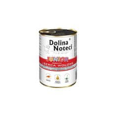 DOLINA NOTECI Dolina Noteci Premium Junior Bohaté Na Hovězí Srdce 400 G