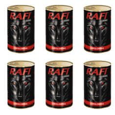 4DOGS Rafi Classic S Hovězím Masem Konzerva 6X1240 G