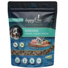 4DOGS Polovlhká Pamlsek Pro Psa Happyone Mediterraneum Sardinka 190G