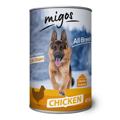 4DOGS Migos Chicken Pro Dospělé Psy 1240G X 12 Ks