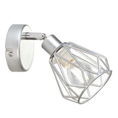 ATAN Nástěnná lampa OKIRA TYP 2 - stříbrná/kov