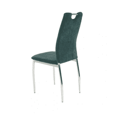ATAN Jídelní židle OLIVA NEW - azurová látka / chrom