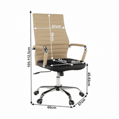 ATAN Kancelářské křeslo DRUGI TYP 1, béžová / černá