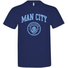 Fan-shop Tričko MANCHESTER CITY Crest navy Velikost: S