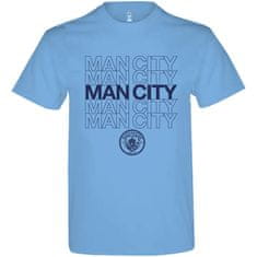 Fan-shop Tričko MANCHESTER CITY Logo sky Velikost: S