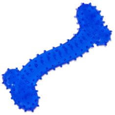 Dog Fantasy Hračka kost gumová modrá 11cm