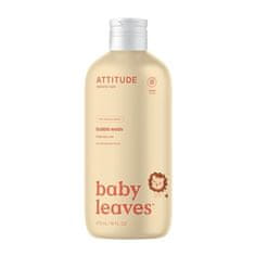 Attitude Dětská pěna do koupele s vůní hruškové šťávy Baby Leaves (Bubble Wash) 473 ml