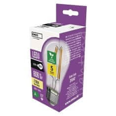 Emos LED žárovkaZF5147 LED žárovka Filament A60 / E27 / 3,8 W (60 W) / 806 lm / teplá bílá