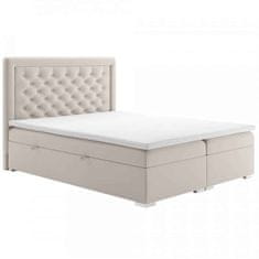 ATAN Postel DORMAN boxspring, 180x200,krémová