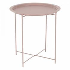 ATAN Příruční stolek s odnímatelným tácem RENDER - nude růžový