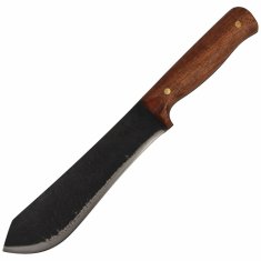 Herbertz 44094 CJH nůž do přírody 18 cm, třešňové dřevo, kožené pouzdro, křesadlo 