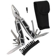 Herbertz 44172 Multi-Tool Allrounder multifunkční nástroj, nerez, černá, plast, pouzdro, 11 bitů