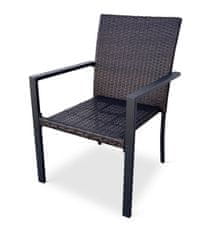 Nábytek Texim Zahradní stohovací židle WICKER PAT ratan set 2ks