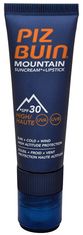 PizBuin Sluneční krém SPF 30 a ochranný balzám na rty SPF 30 2 v 1 (Mountain Combi "2 in 1" Sun Cream a Lips