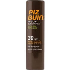 PizBuin Balzám na rty s Aloe Vera SPF 30 (In Sun Lipstick Aloe Vera Extra Care) 4,9 g